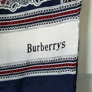 Vintage Burberrys Prorsum silk scarf, knight motif